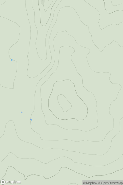 Thumbnail image for Bole Hill [Lancashire, Cheshire and S Pennines] [SK182677] showing contour plot for surrounding peak